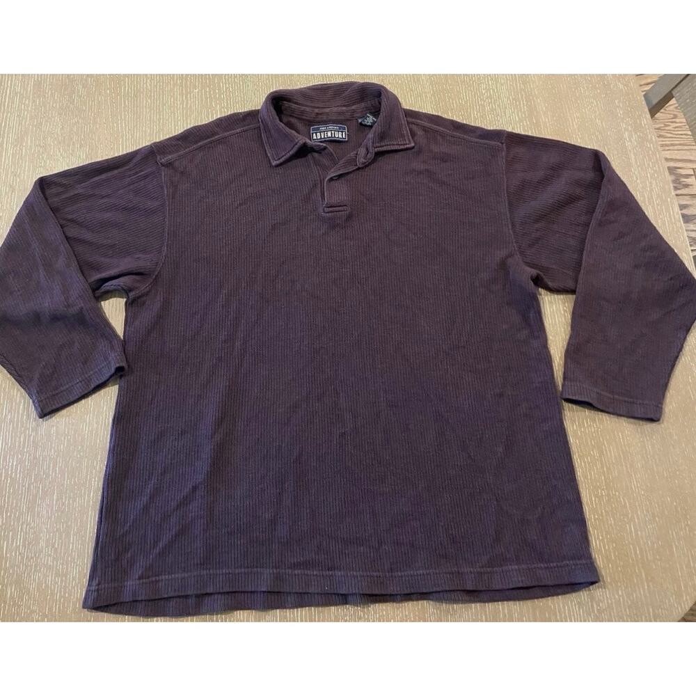 John Ashford Adventure Polo Shirt Mens XL Cotton Blend Sweater